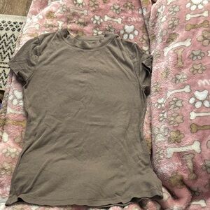 Brown Short Baby Tee